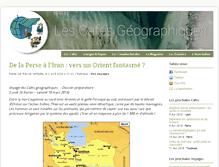 Tablet Screenshot of cafe-geo.net
